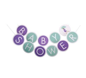 Babyshower banner - Tildenlille