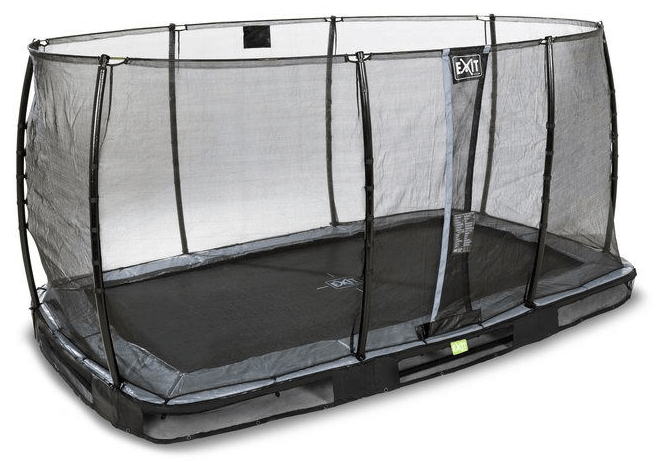 Exit Elegant ground trampolin sort 214x366 cm